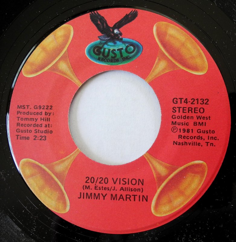 Single (20/20 Vision / Will the Circle Be Unbroken) cover